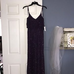NEVER WORN TAGS ON. Deep Purple Sequin Dress